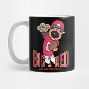 Cute Funny Doxie Dachshund Dog Football Mug